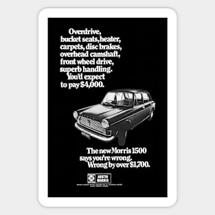 MORRIS 1500 - Australian car ad Sticker